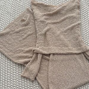 meshki marisol off the shoulder maxi dress